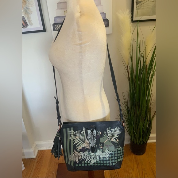 NWT RADLEY LONDON ZEBRA DOG RETIRED BAG - Picture 5 of 12